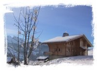 Picturesque view of chalet